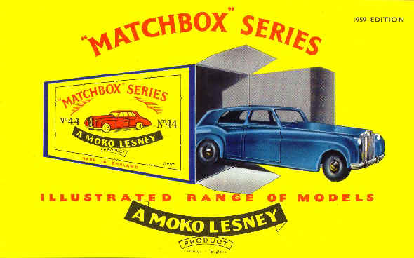 1959 Matchbox catelog cover type 1