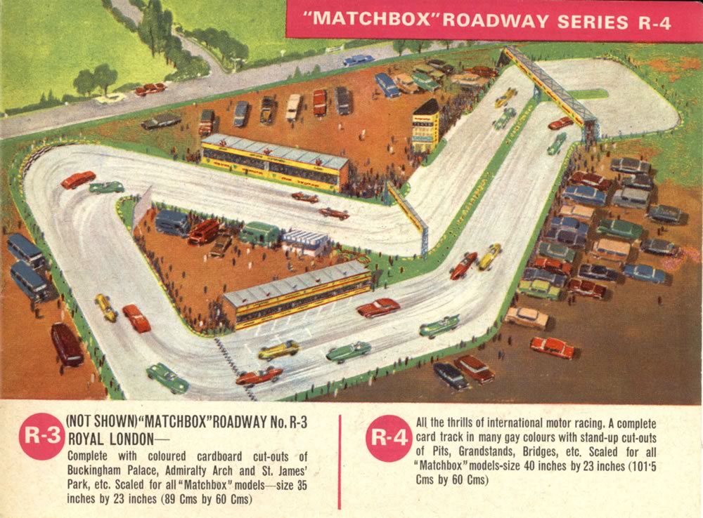 Matchbox Lesney 1964 catalog Roadway Set R-4