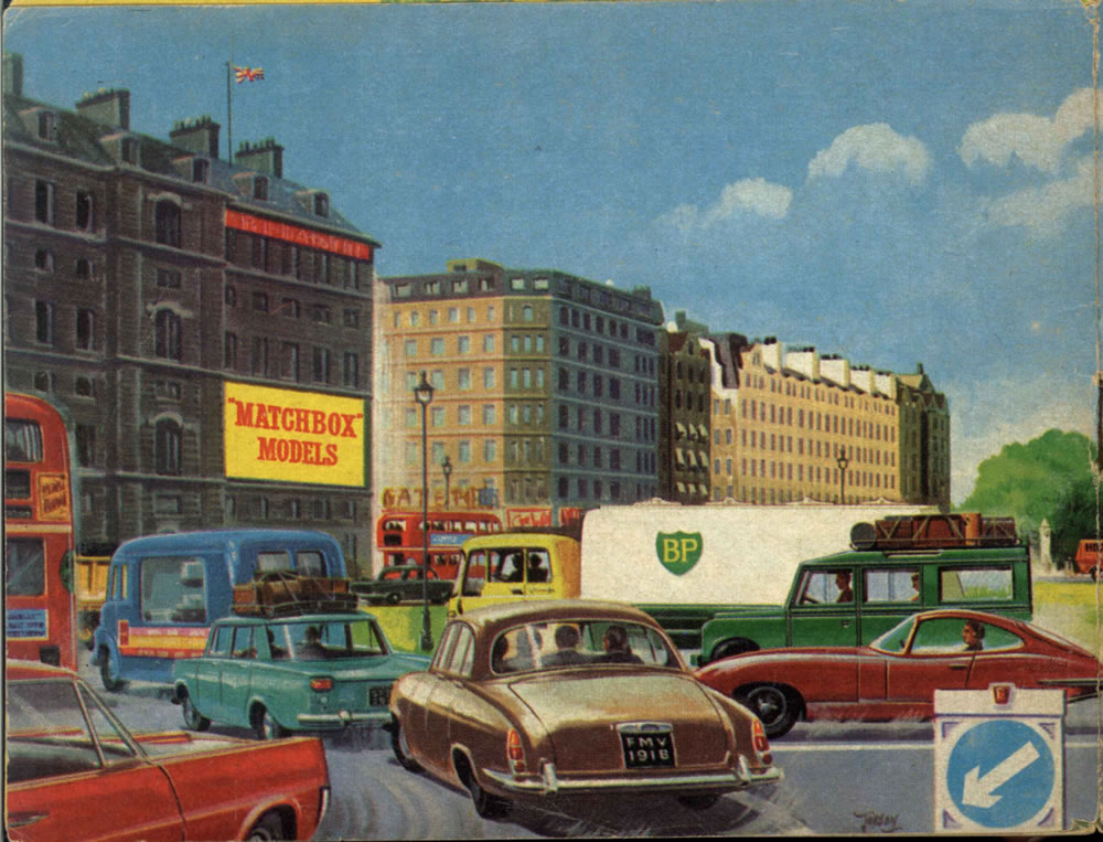 Matchbox Lesney 1966 catalog back cover