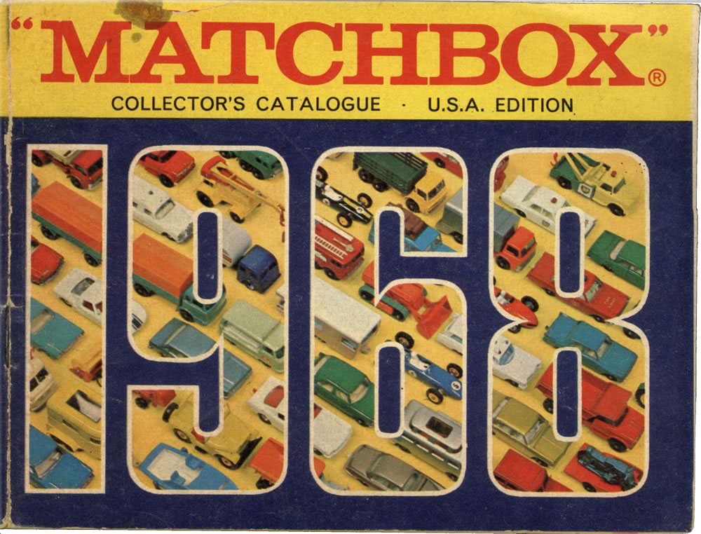 Matchbox Lesney 1968 catalog back page