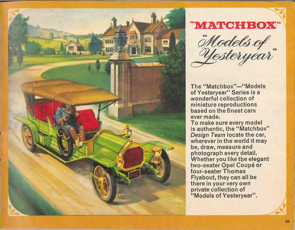 matchbox models of yesteryear catalogue