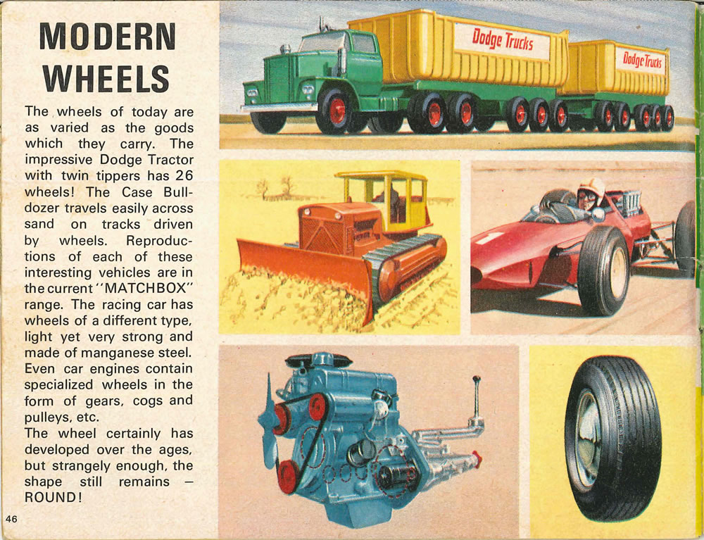 Matchbox Lesney 1969 catalog Page 46, Matchbox Modern Wheels