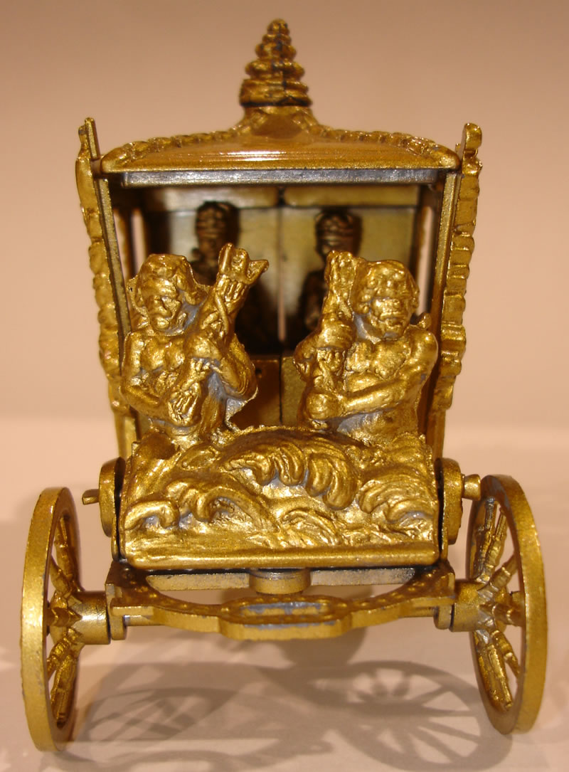 Coronation Coach with King and Queen