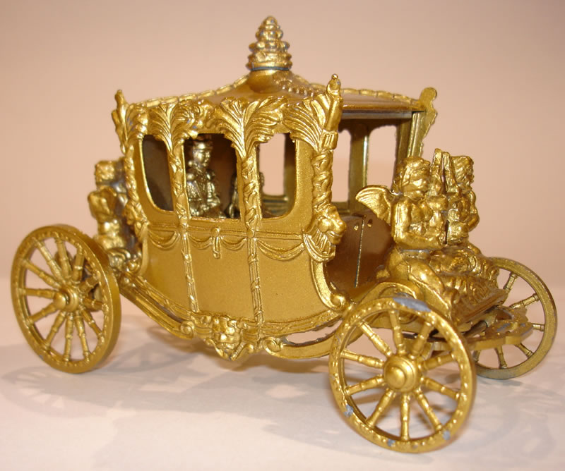 Coronation Coach with King and Queen