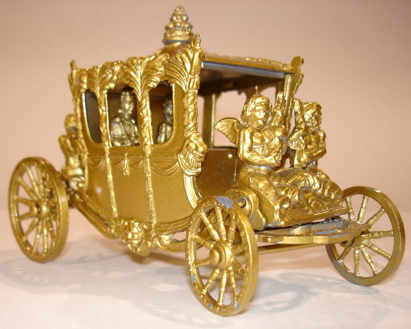 Coronation Coach with King and Queen