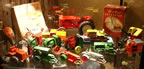 Lesney toys displayed at Charlie Mack's museum