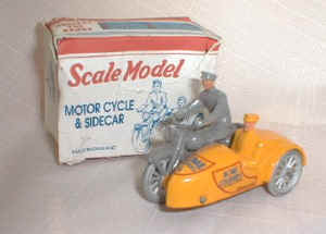 MICA reproduction Motorcycle and Side Car