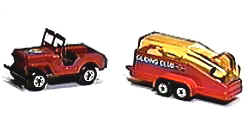 TP7 two pack jeep and glider trailer