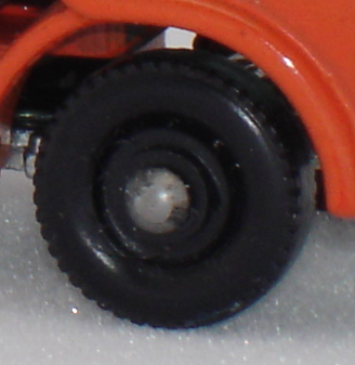 black plastic wheel, 7C Ford Refuse Truck
