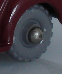 gray plastic wheel, 17C Austin Taxi Cab