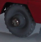 13C Thames Wreck Truck gray plastic knobbly wheels