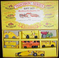 Construction vehicle gift set