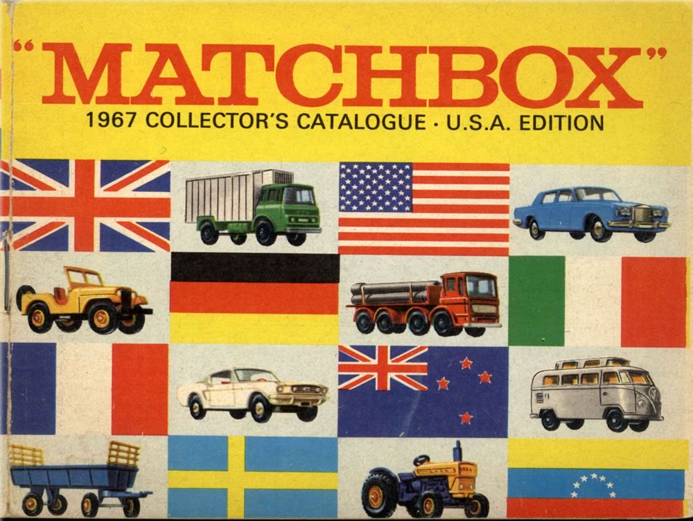 Matchbox Lesney 1967 catalog cover page