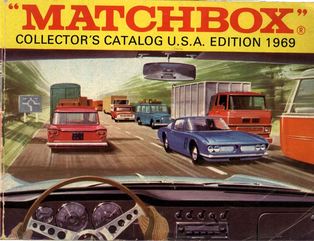 Matchbox Lesney 1969 catalog cover page